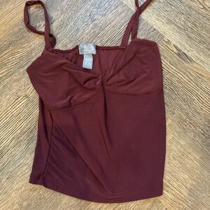 Tilly's Rich Maroon Camisole Top